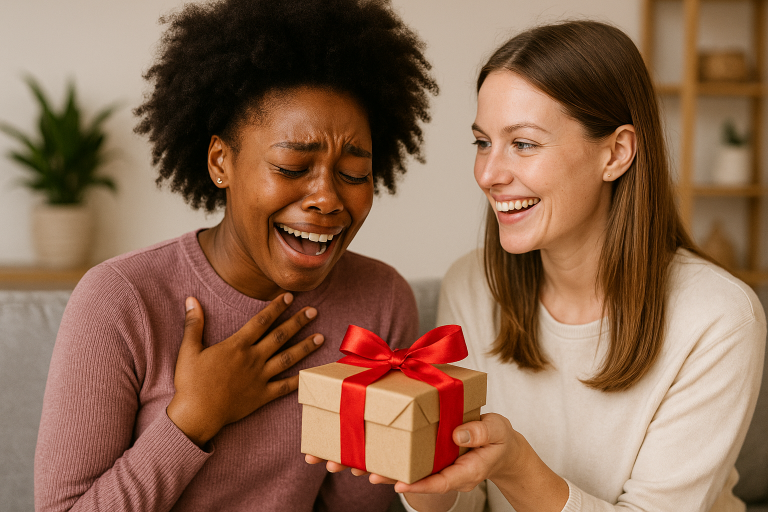 Comment surprendre sa meilleure amie avec un cadeau original et fais avec le coeur.